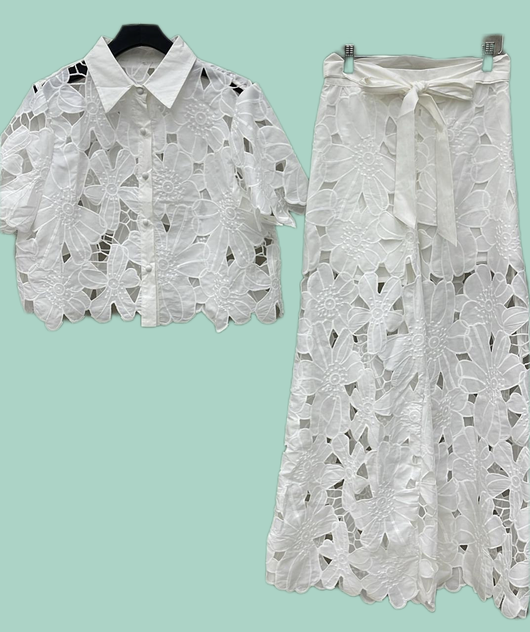 Set Blanco Encaje