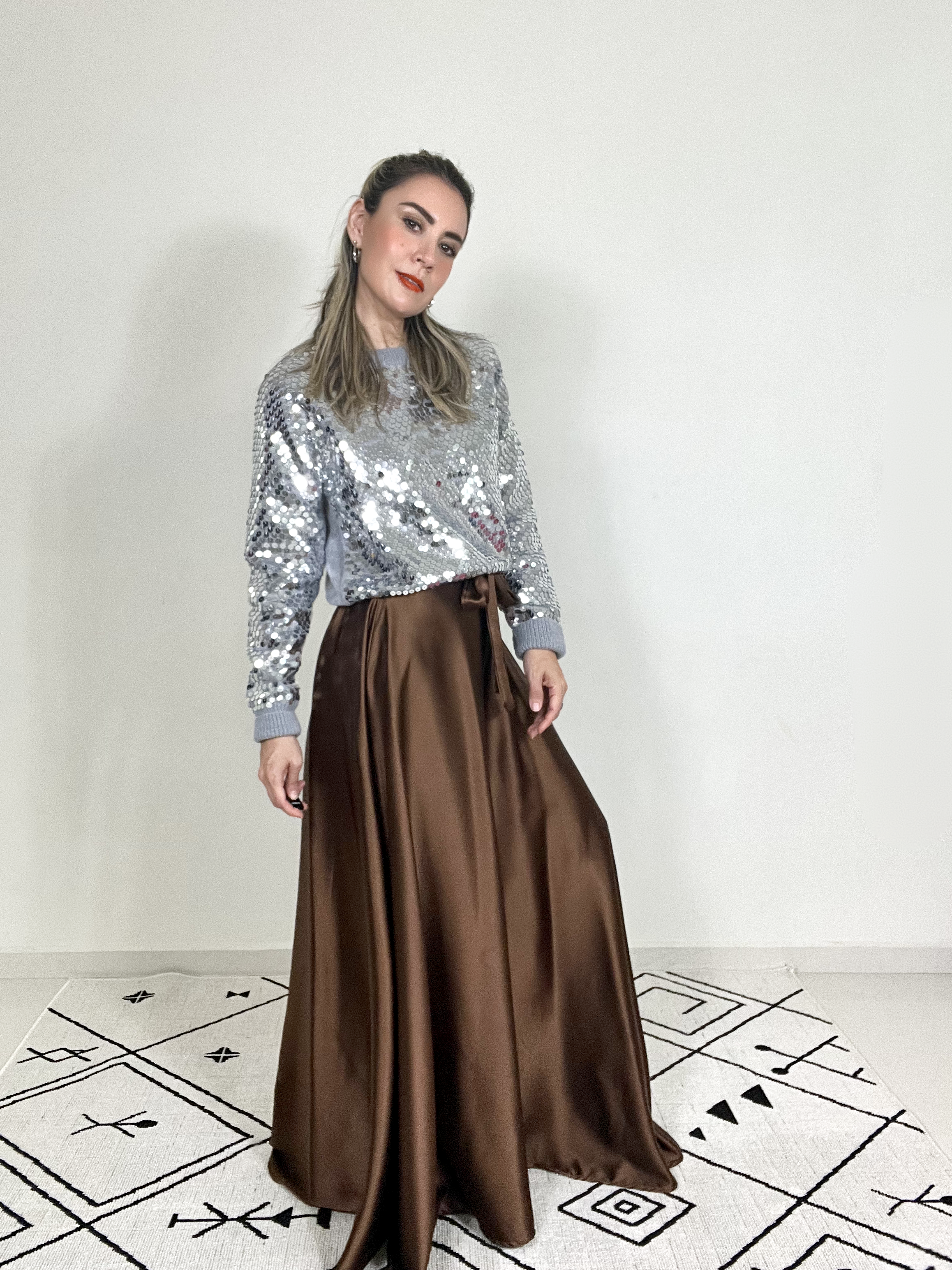 Suéter Sequin Gris