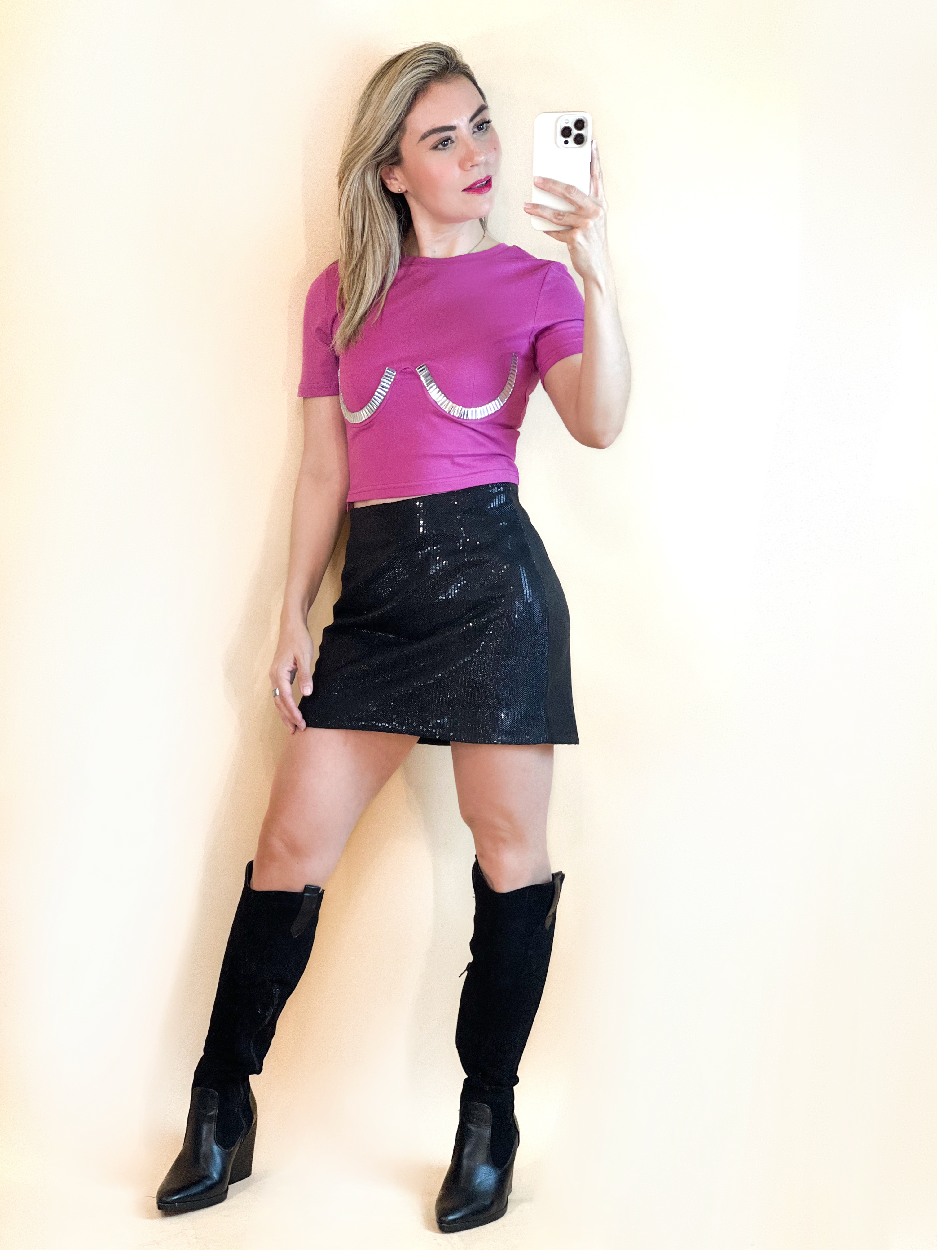 Tshirt Rosa Plata