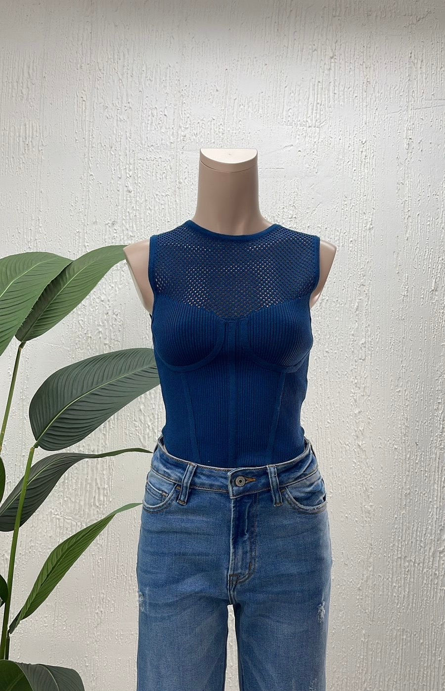 Top azul Red
