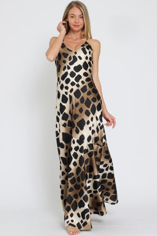 Maxi Vestido Print Jirafa