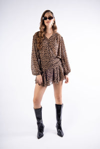 Set Vestido Animal Print