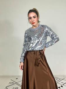 Suéter Sequin Gris