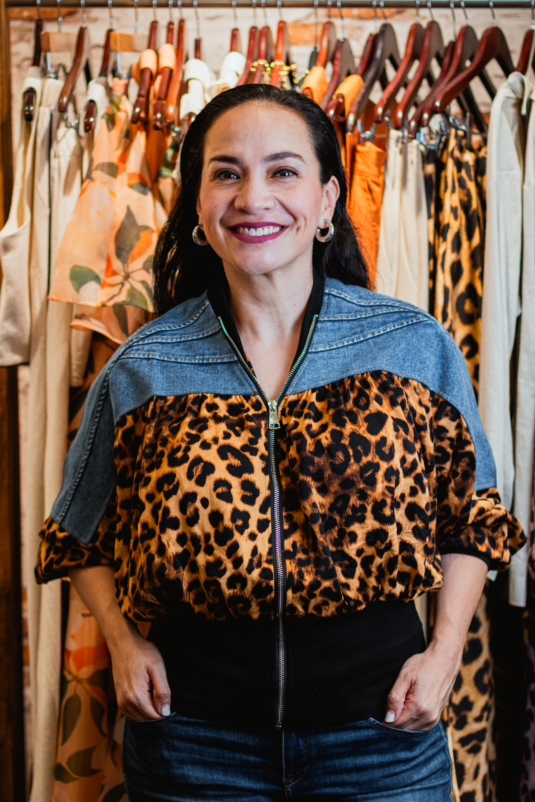 Jacket Denim Animal