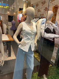 Pantalón Azul Amplio