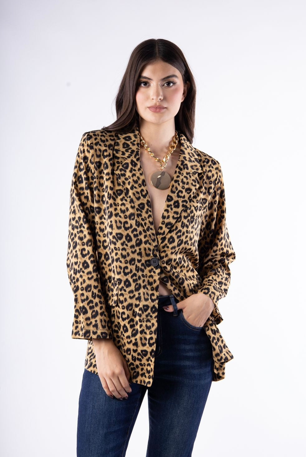 Blazer Animal Print