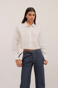 Camisa Blanca Moñitos