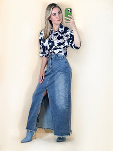 Camisa Cow Print