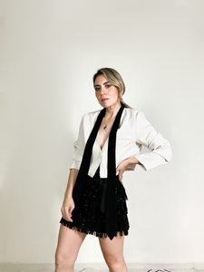 Blazer Ivory Corbatín