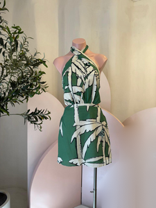 Vestido Verde Est. Cut Out