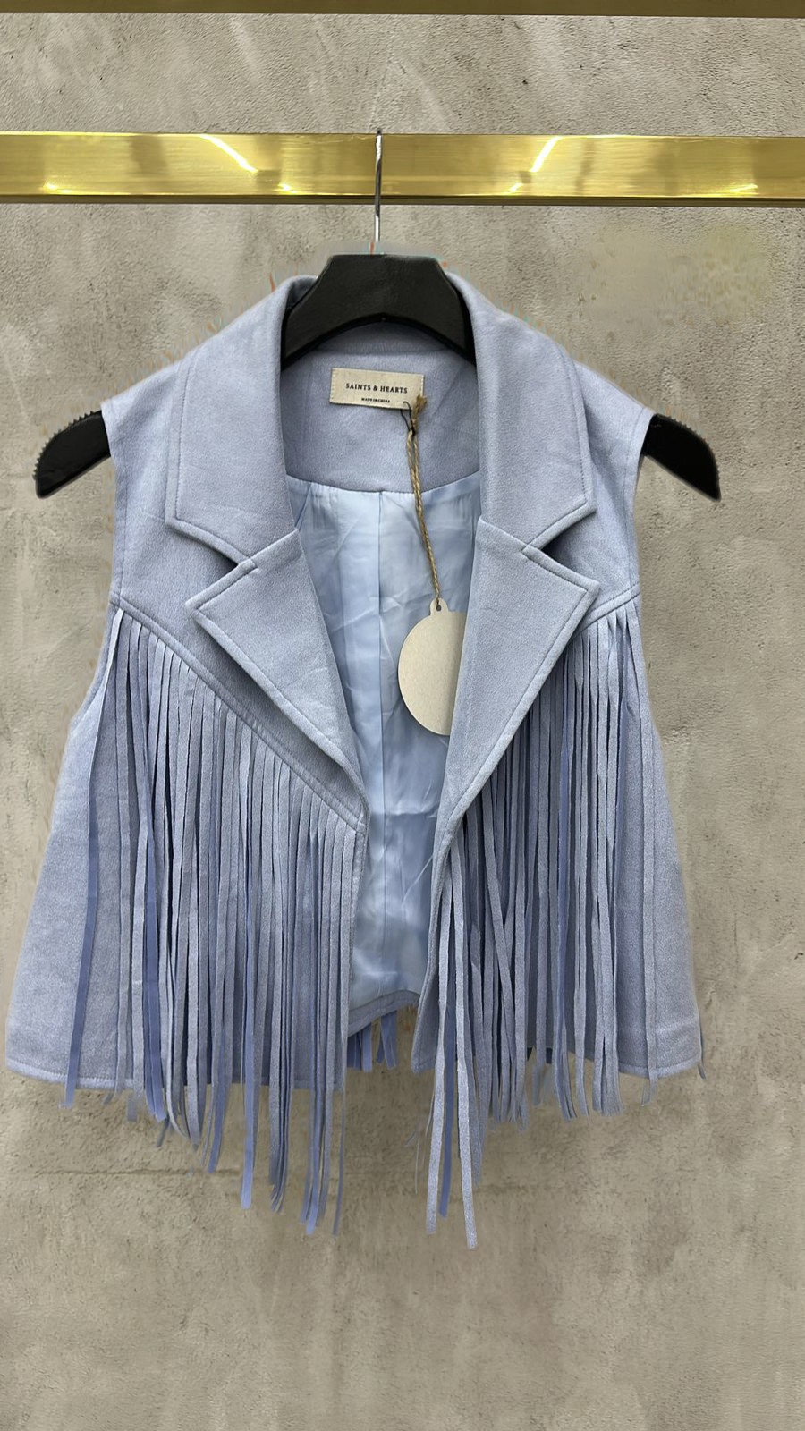 Chaleco Azul Barbas