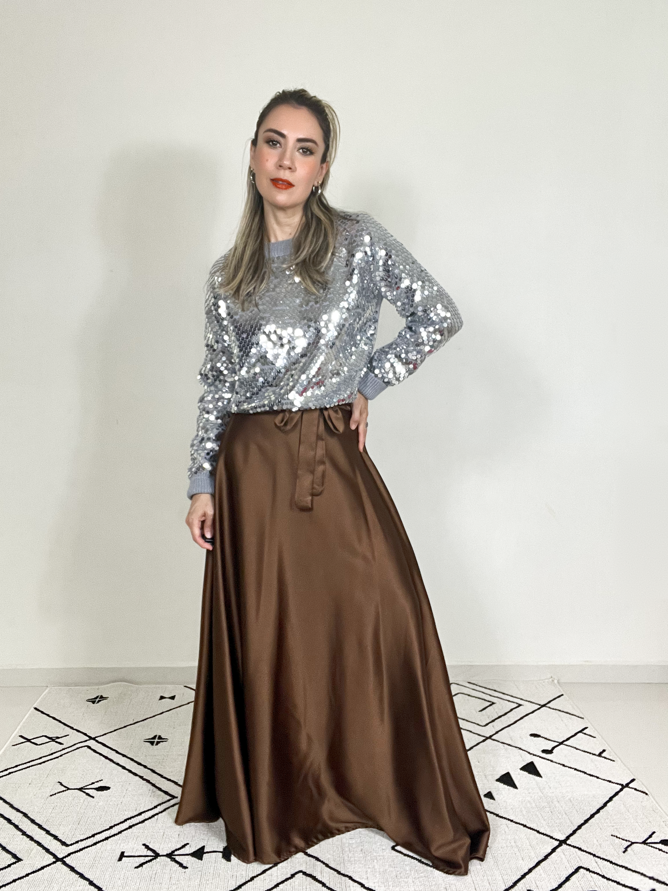 Suéter Sequin Gris