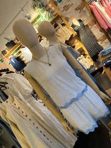 Set Azul Rayas Onditas