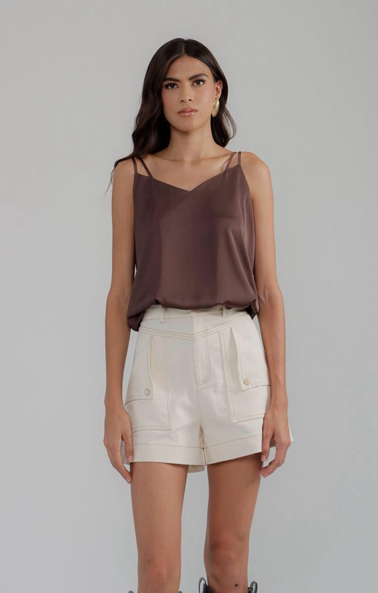 Tank Top Café Satin