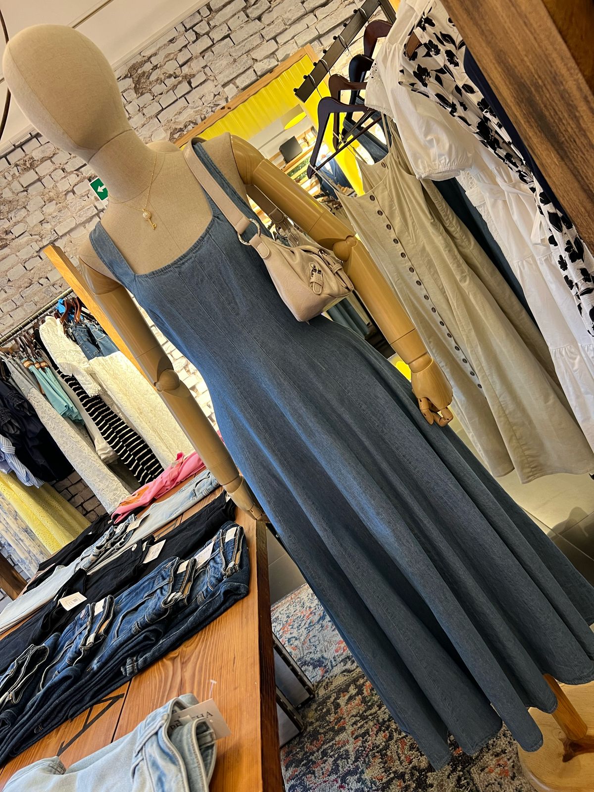 Vestido Denim Maxi