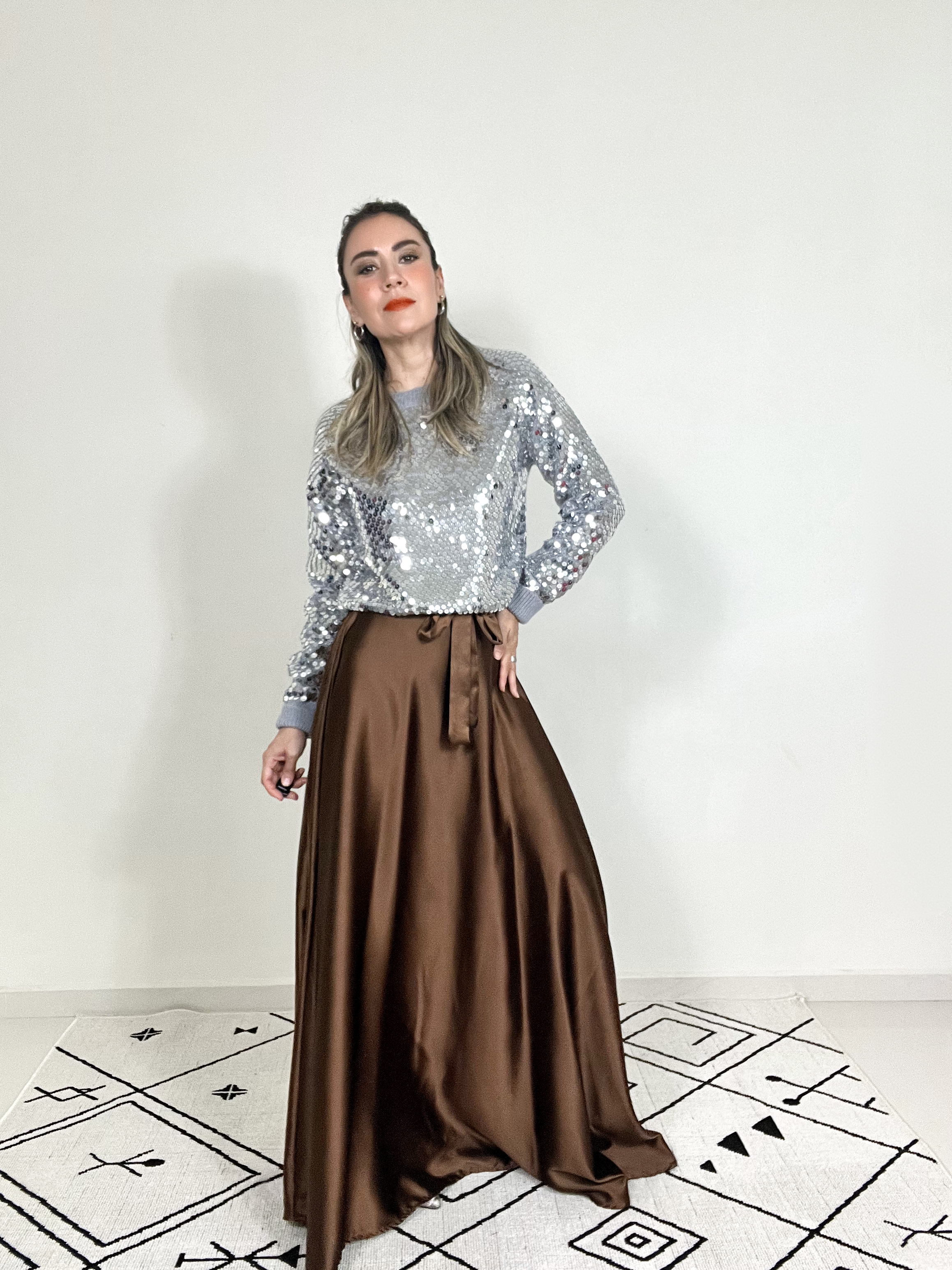 Suéter Sequin Gris