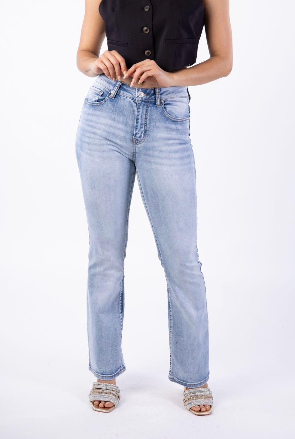 Jeans Claros Deslavados