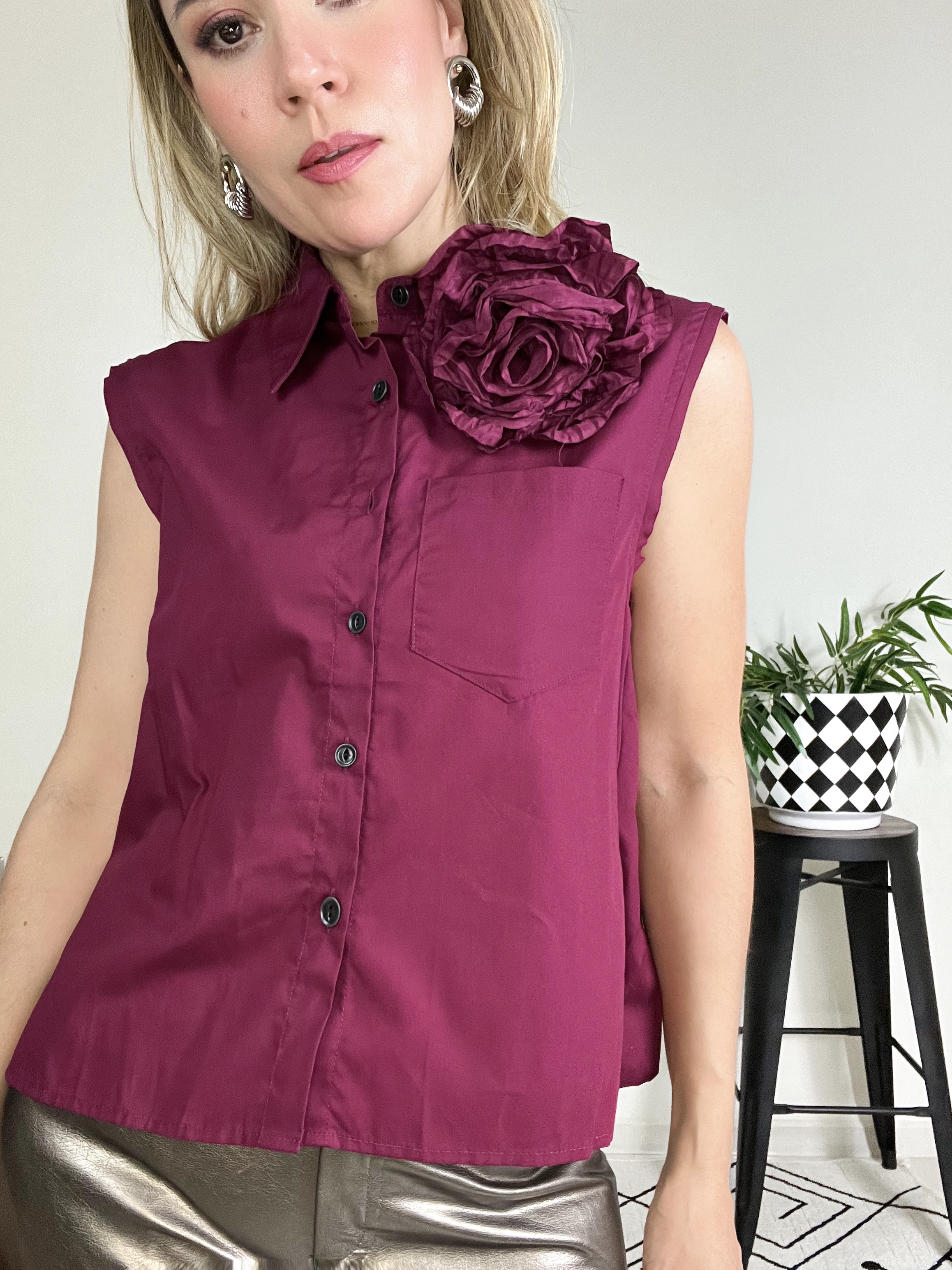 Blusa Uva Flor