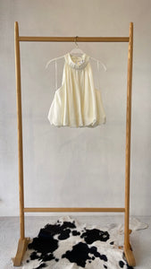 Top Halter Globo Ivory