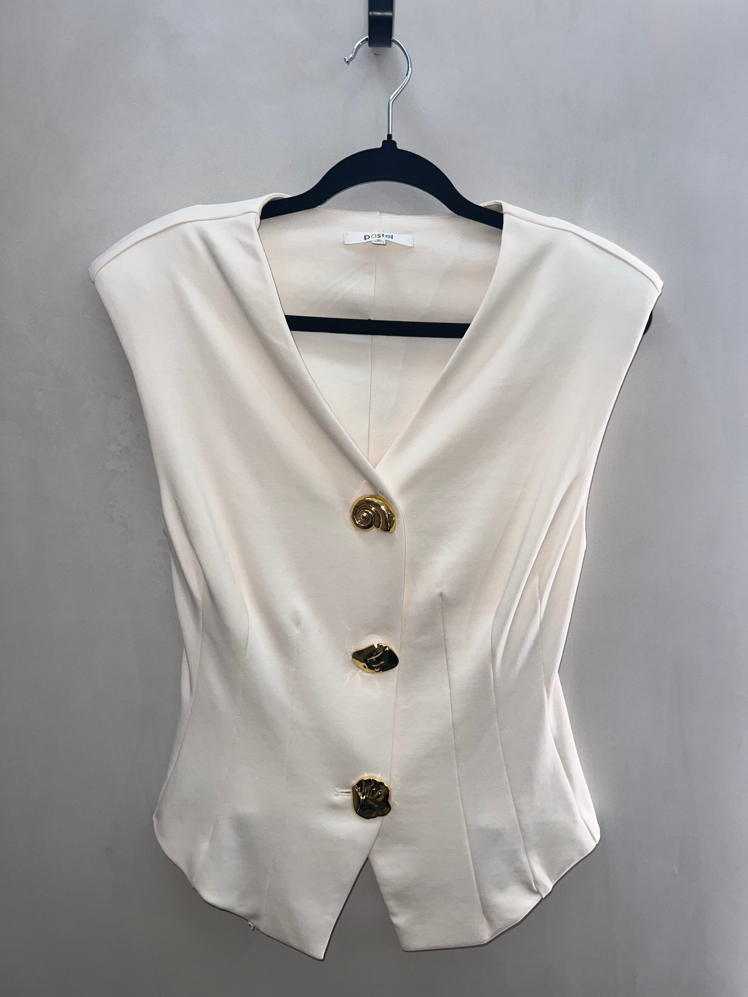Chaleco Ivory Broches