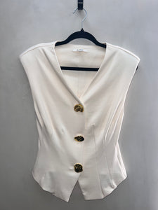 Chaleco Ivory Broches