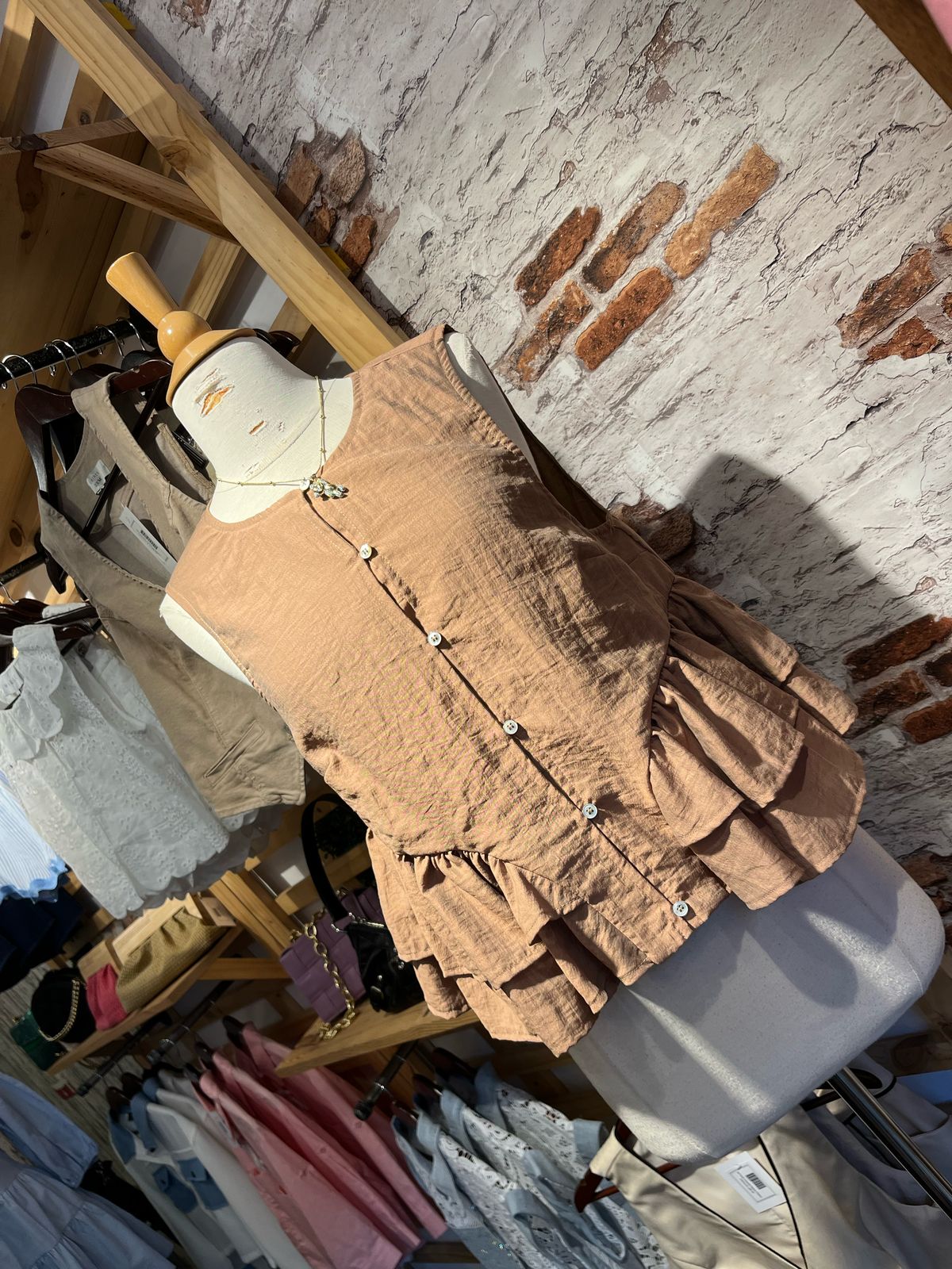 Blusa Moccha Peplum