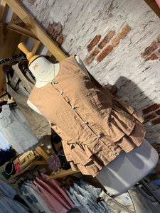 Blusa Moccha Peplum