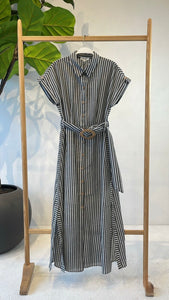 Maxi Camisero Rayas B/N