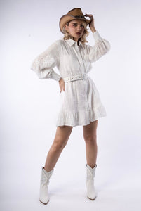 Vestido Algodón Lasser Cinto