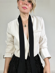 Blazer Ivory Corbatín