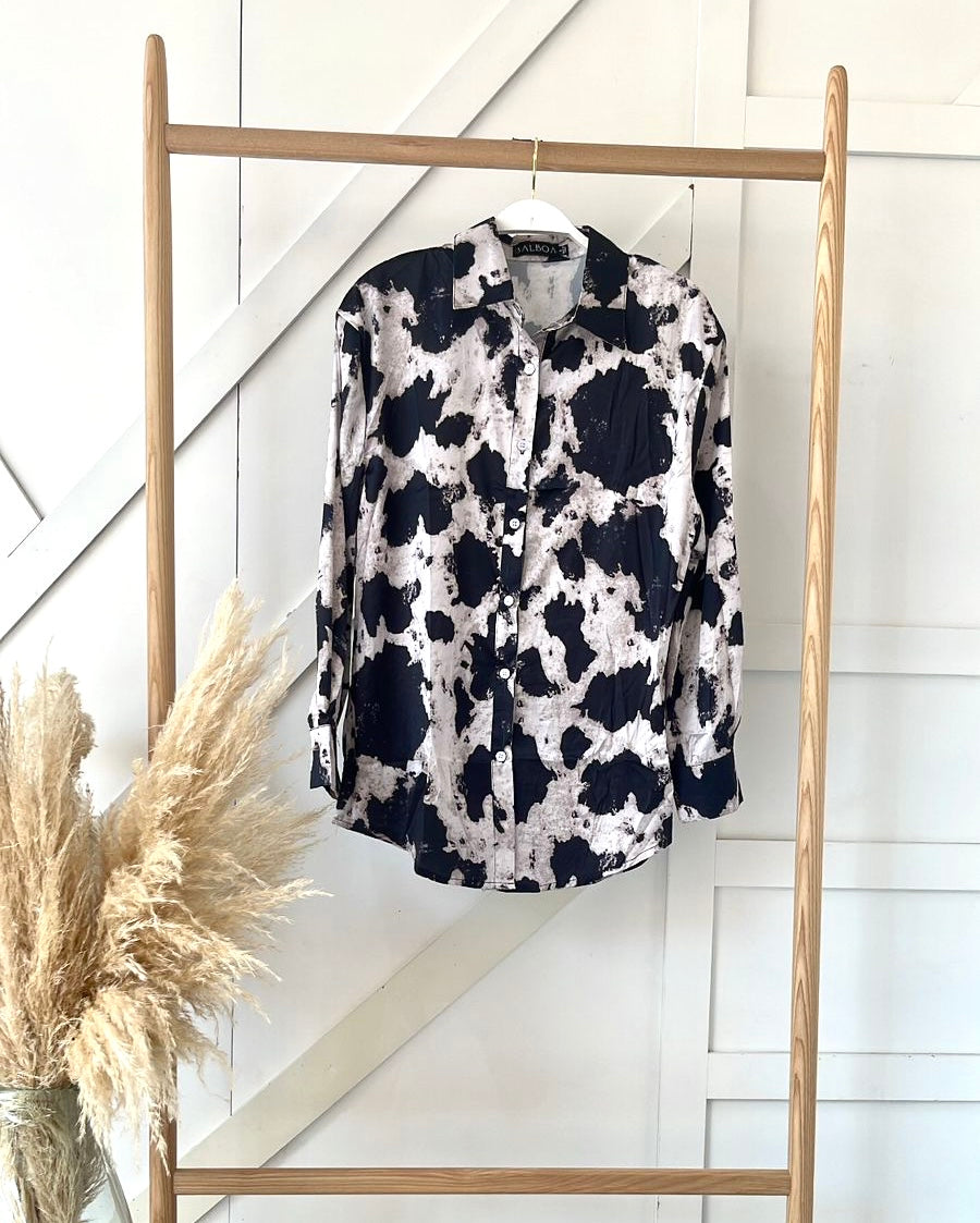 Camisa Cow Print