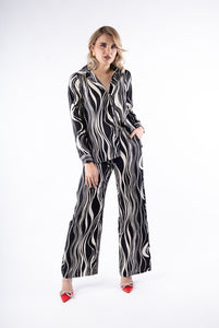 Set B/N ondas Camisa