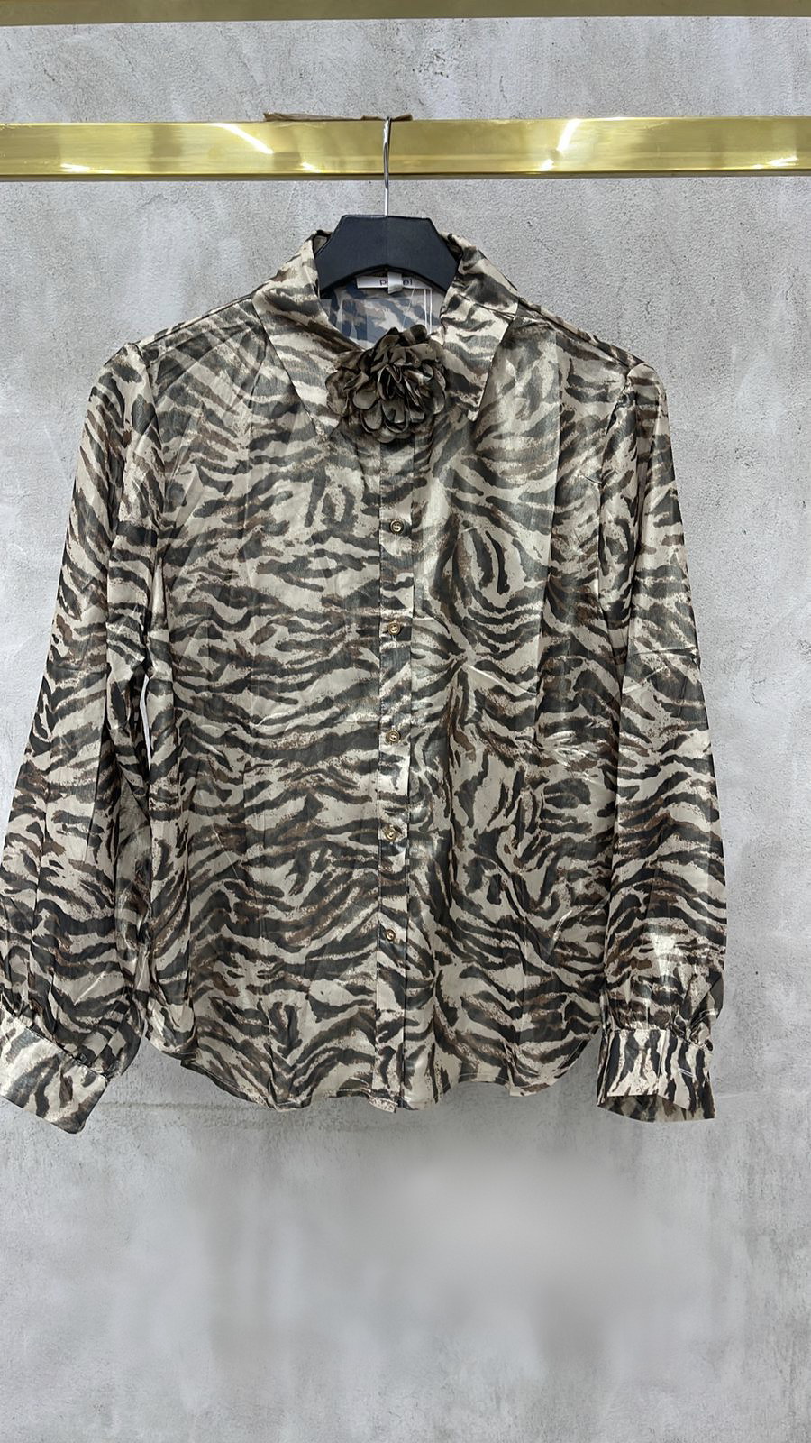 Camisa Animal Moño