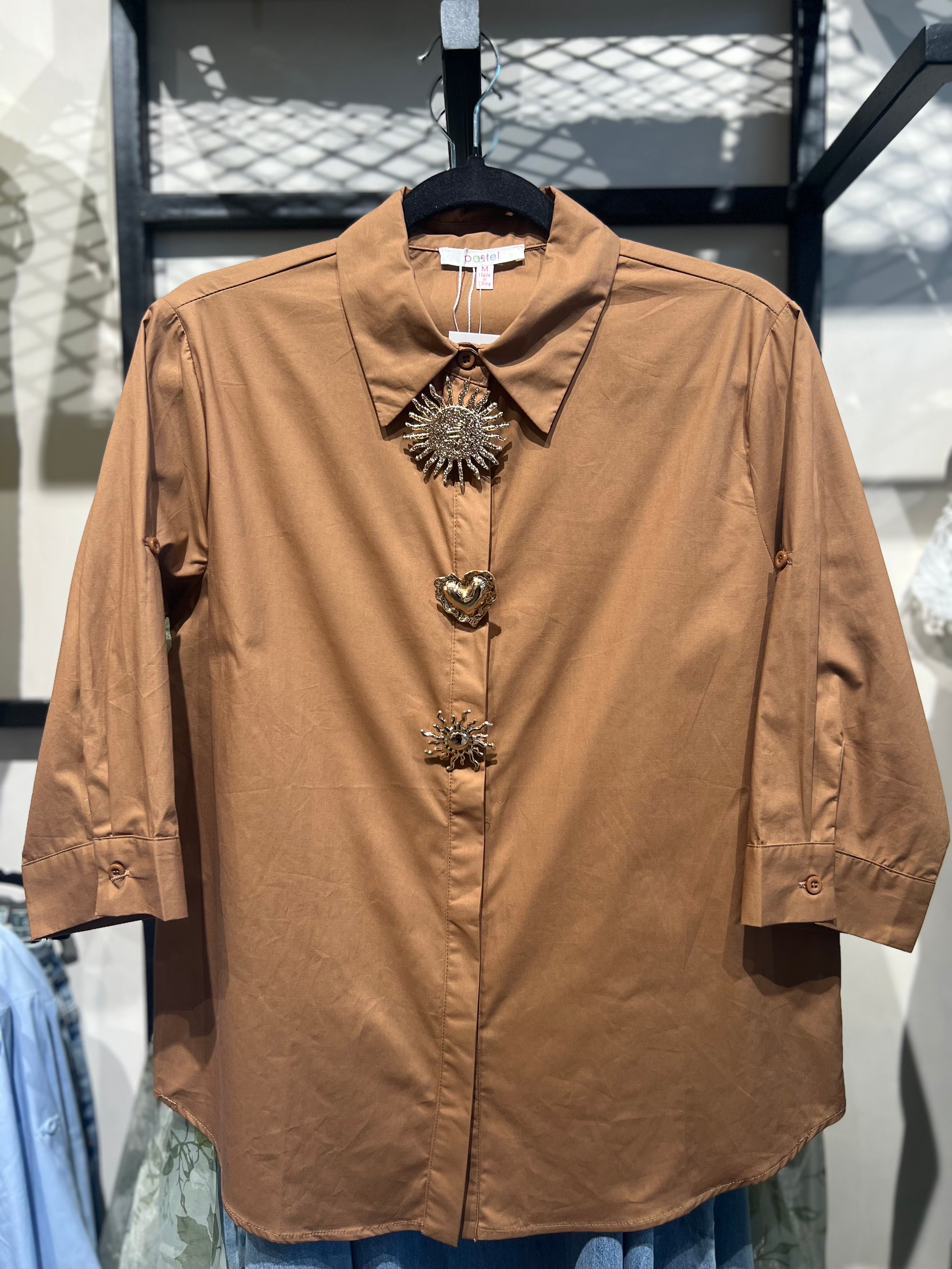 Camisa Café Soles