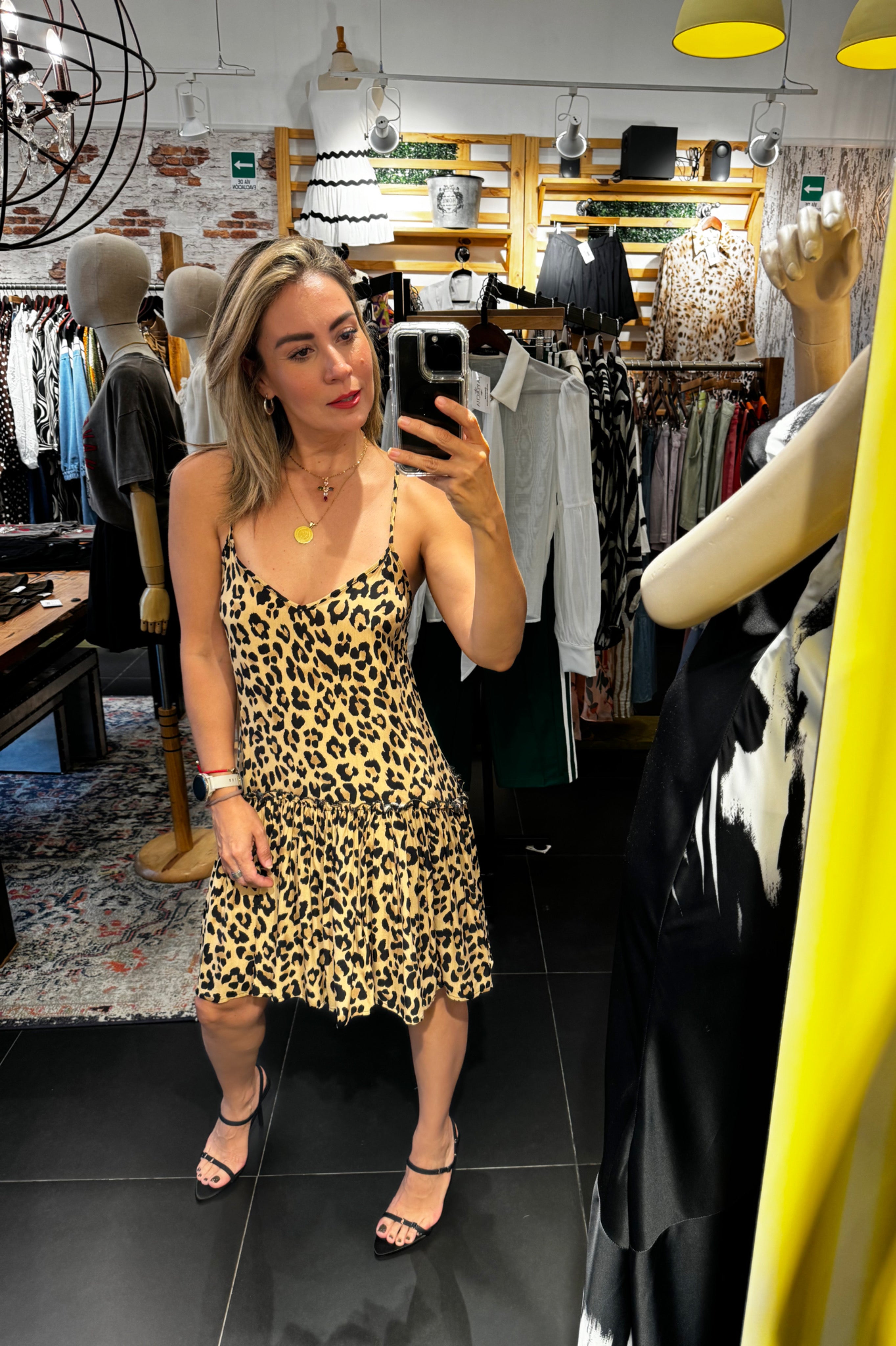 Vestido Print Corto Tirantes