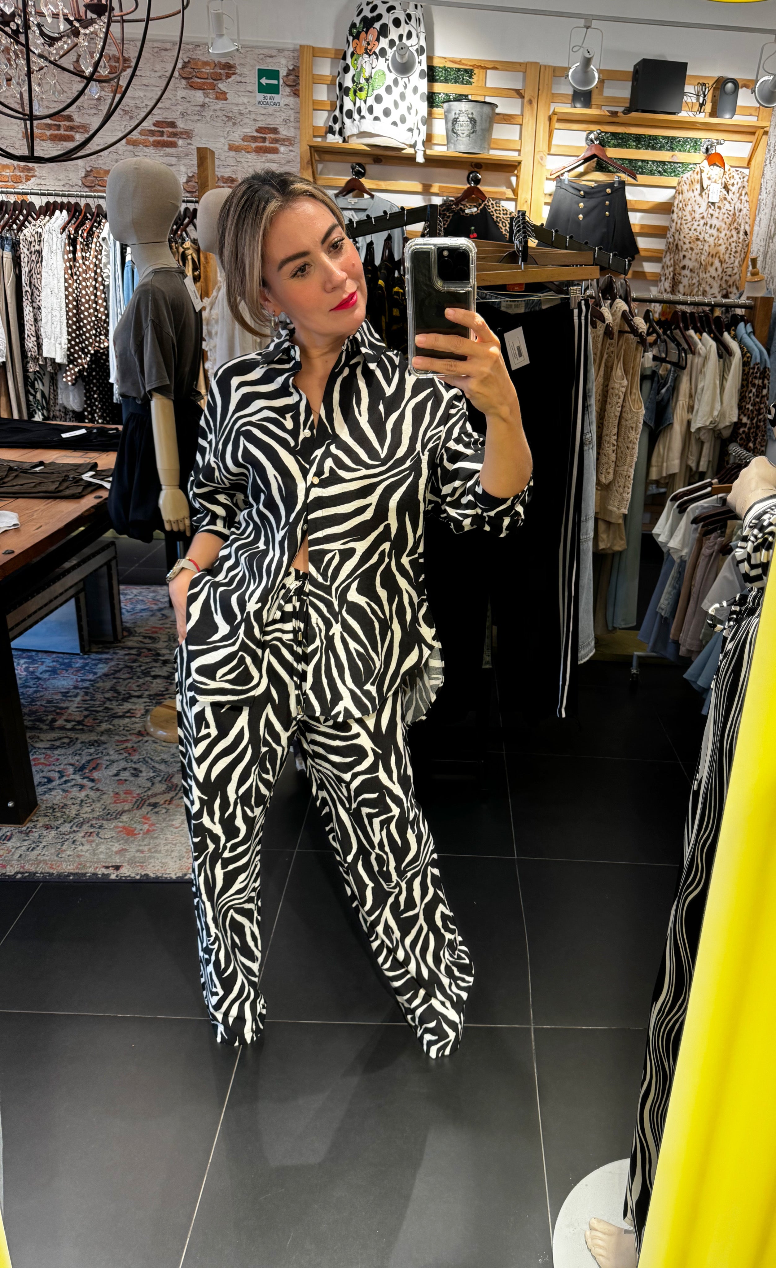 Set Zebra Pantalón