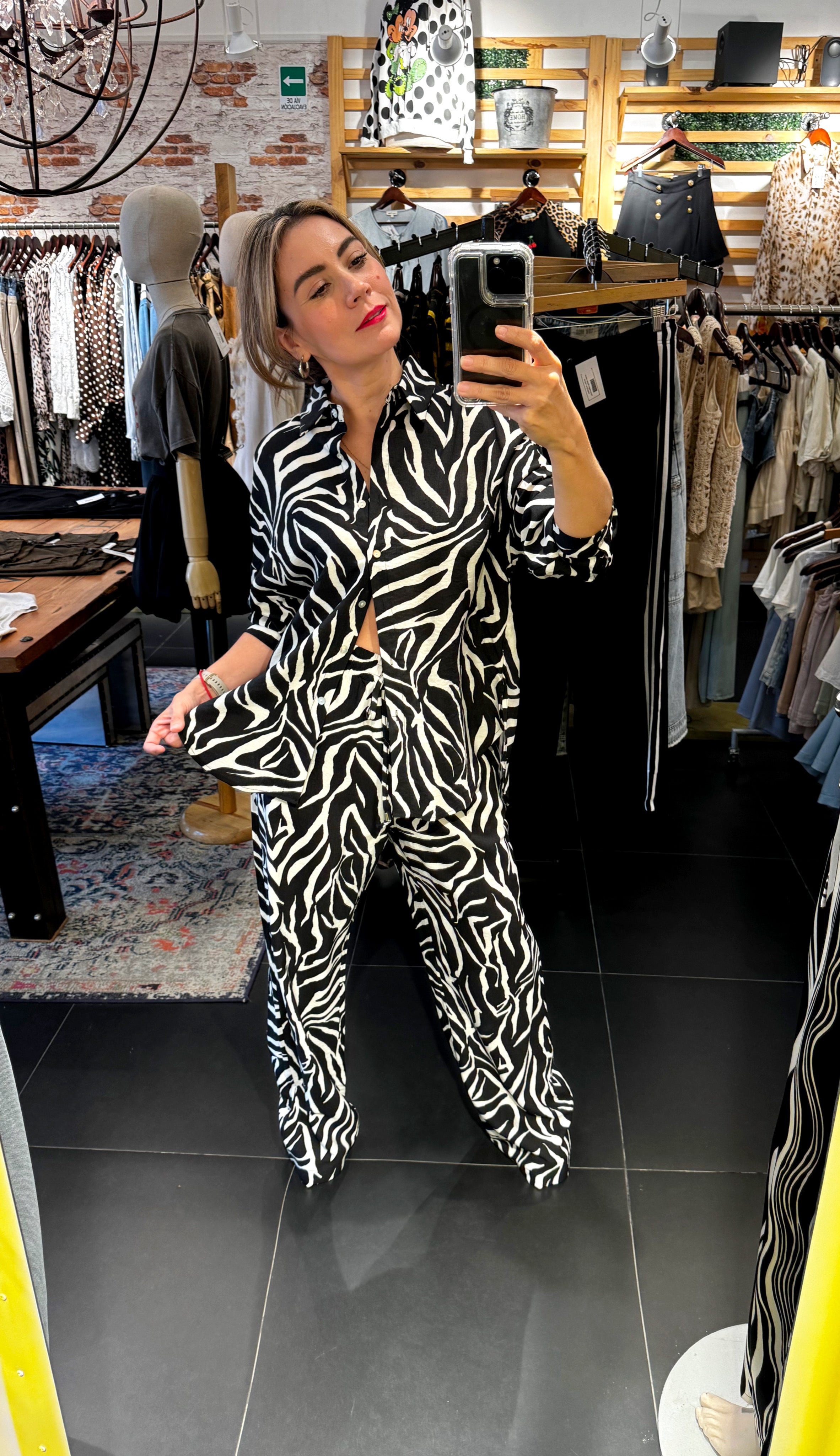 Set Zebra Pantalón