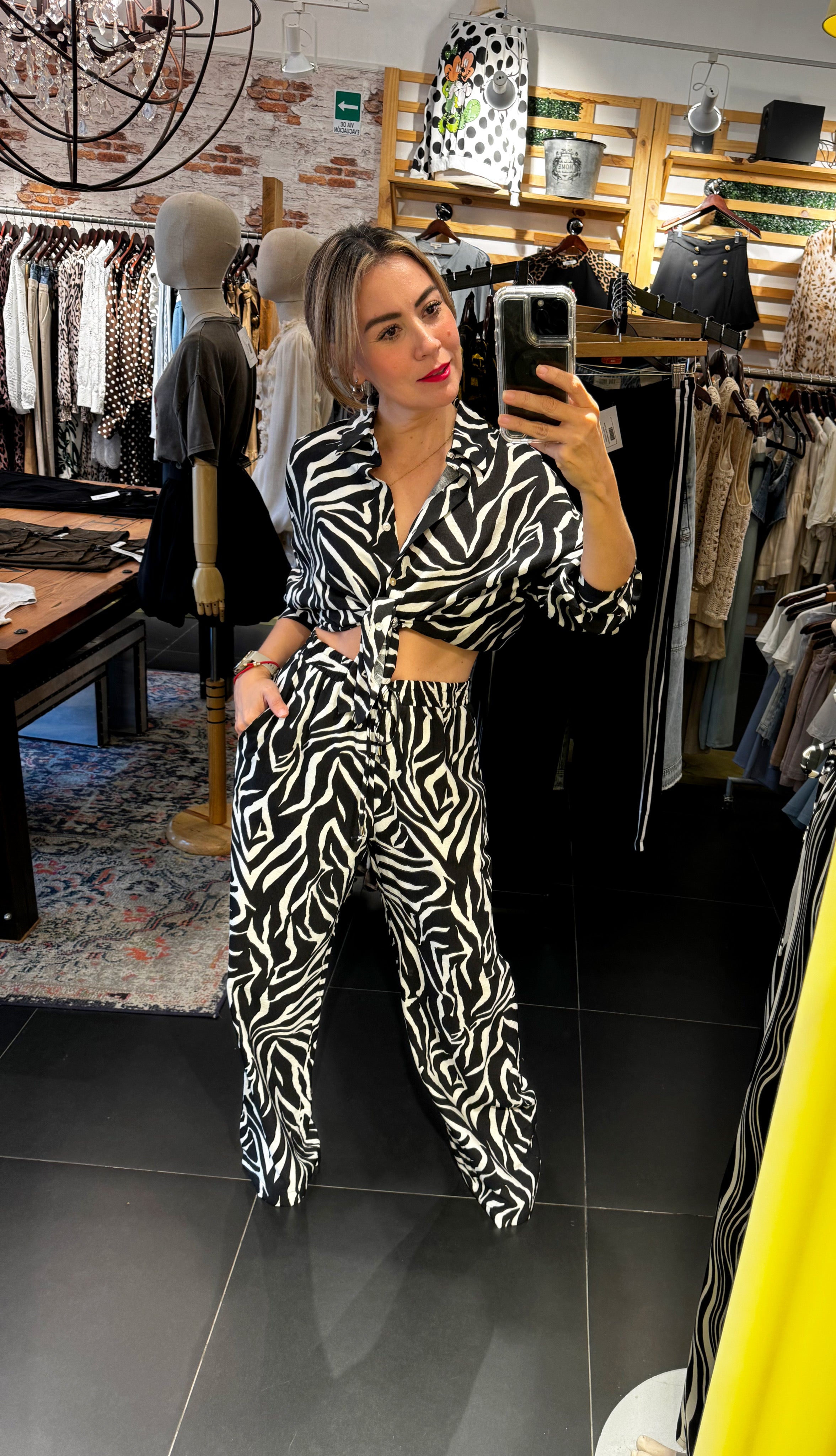 Set Zebra Pantalón
