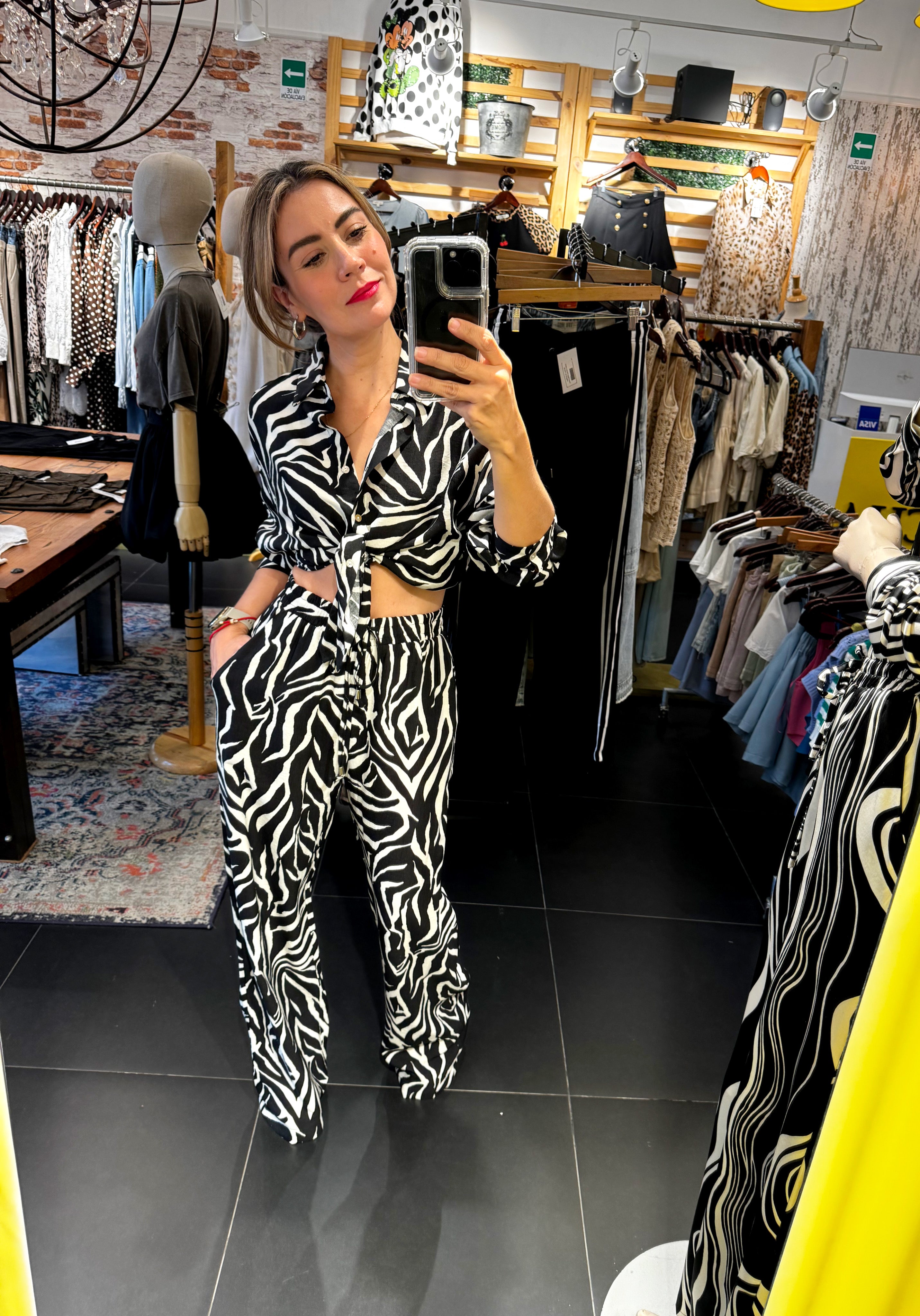 Set Zebra Pantalón