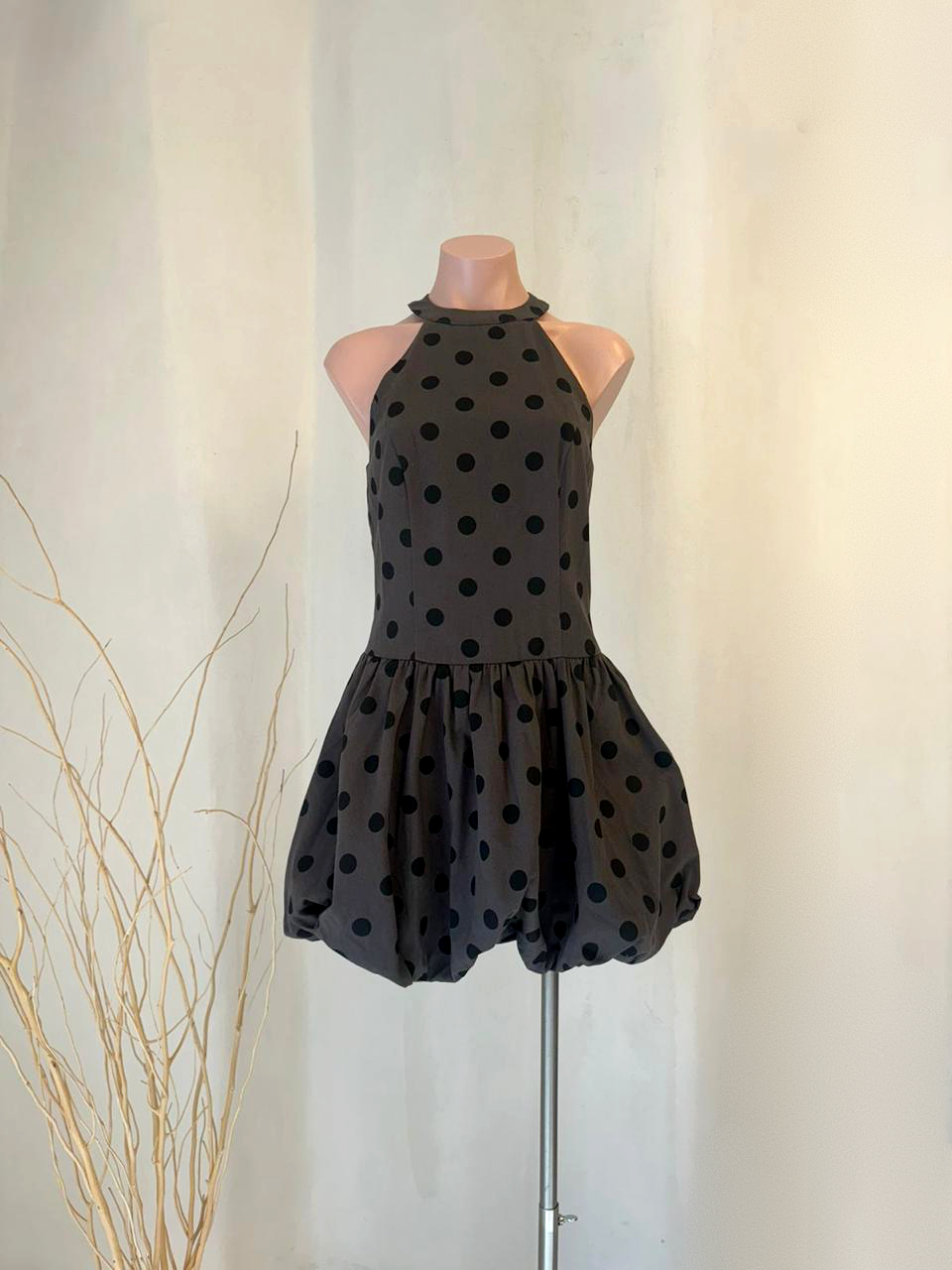 Mini Vestido Dots Verde